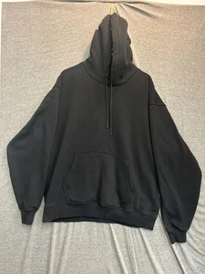 LCKR Oversized Fleece Hoodie Herren XL schwarz Baumwolle Kängurutaschen Streetwear - Bild 1 von 10