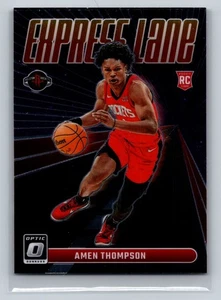 2023-24 Donruss Optic #2 Amen Thompson Express Lane RC NBA Rockets - Bild 1 von 2