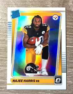 Najee Harris 2021 Optic Variation Holo Prizm Rookie Rc #213 Steelers - Picture 1 of 2
