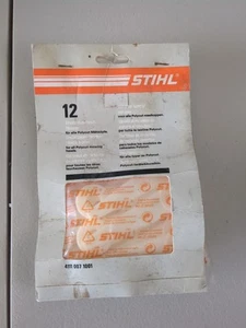 Genuine STIHL Poly Cut Replacement Blades (12-Pack) 4111-007-1001 OEM Trimmer - Picture 1 of 2
