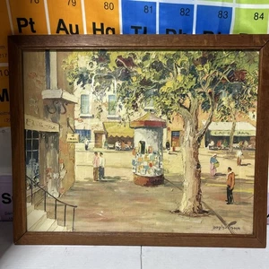 The Kiosk - St. Tropez By C.R. Doyly-John Print Fine Art / Vintage - Picture 1 of 17