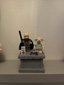 Lego Harry Potter Minifigures Lot from Set 4731 HP017 HP018 + Sock Bone Bag Tile