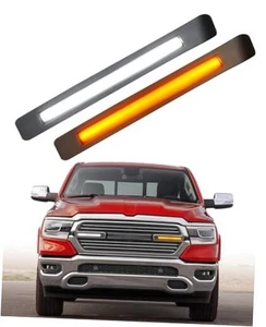 LED Grille Light Bars for 2019-2024 Dodge Ram 1500 Laramie Tradesman and Big - Picture 1 of 7