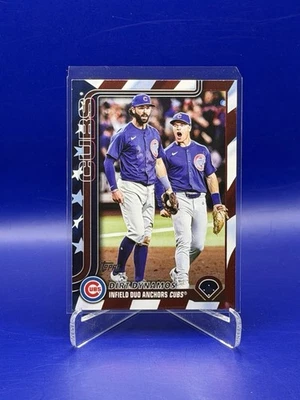 Actualización Topps 2025 Dirt Dynamos Matt Shaw, Dansby Swanson Día de la Independencia/76 Foto 1 de 2