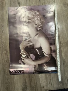 Vtg 1988 Poster Marilyn Monroe 36” X 24” Chanel No 5 - Picture 1 of 5