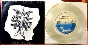 Michael Schenker Group Ready to Rock -Clear Colored Wax UK EX+ 45 7" Vinyl - Picture 1 of 3