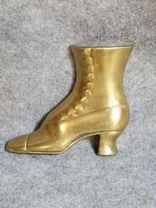 Vintage Victorian Brass Shoe Decoration - Picture 1 of 4