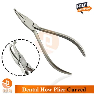 How Plier Curved 14cm Angled Utility Dental Orthodontics Surgical Pliers - Picture 1 of 3