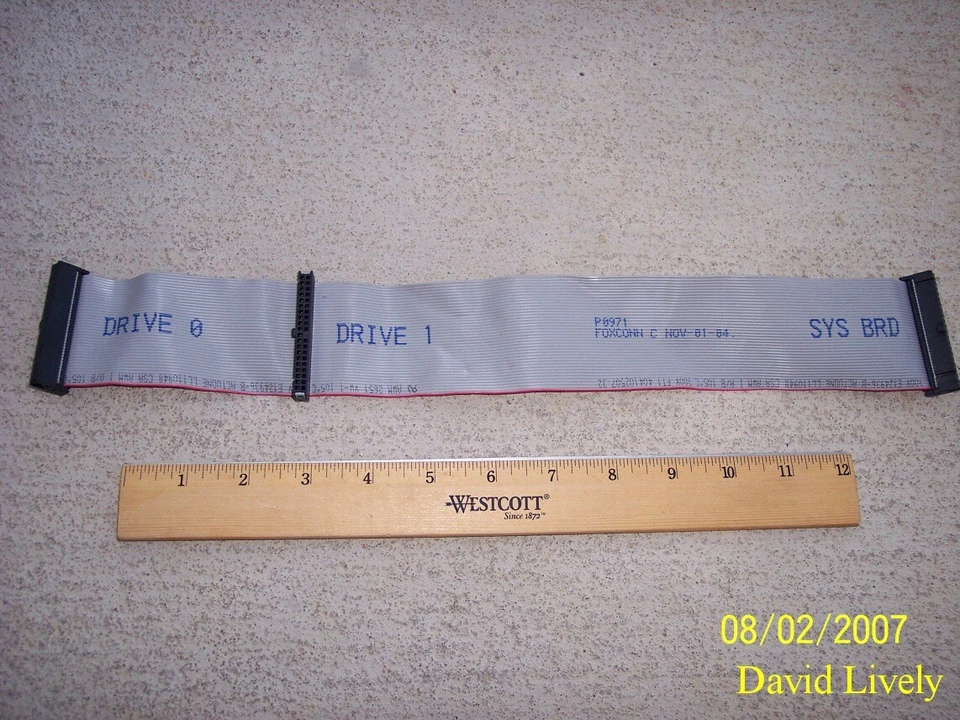 2x Lot Dell P0971 CD Cables 14.5" Dimension 1100 2400 3000 4600 4700 CN-0P0971 - Image 1 of 1