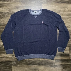 Peter Millar Sweater Mountainside Iron Hartford Crewneck Navy Heather Men's 2XL - Picture 1 of 6