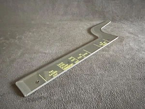 Beech Beechcraft LH Switch Panel Placard P/N 35-324278 - Picture 1 of 16
