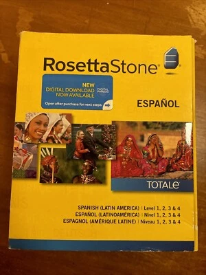 ROSETTA STONE Complete Learn ESPAÑOL Spanish Version Level 1, 2, 3 4 NEW IN BOX - Image 1 of 4