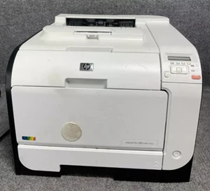 HP Workgroup Duplex Laser Printer M451DN LaserJet Pro 400 Color In White - Picture 1 of 16