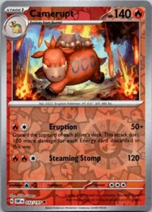 Camerupt 032/197 Reverse Holo Pokemon Obsidian Flames NM - Picture 1 of 2