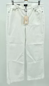 NYDJ Pants Optic White Wide Leg Trouser Women's Sz 18 NEW NWT N128 - Picture 1 of 3