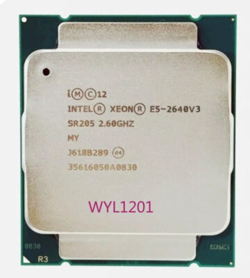 Intel Xeon E5-2640 V3 2.60GHz 8-Core 20M LGA2011-3 Server CPU Processor SR205 - Image 1 of 2