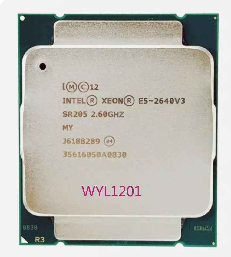 Intel Xeon E5-2640 V3 2.60GHz 8-Core 20M LGA2011-3 Server CPU Processor SR205 - Image 1 of 2