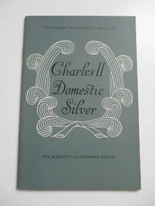 CHARLES II DOMESTIC SILVER Victoria and Albert Museum 1967 SMALL PICTURE BOOK 17 - Picture 1 of 12