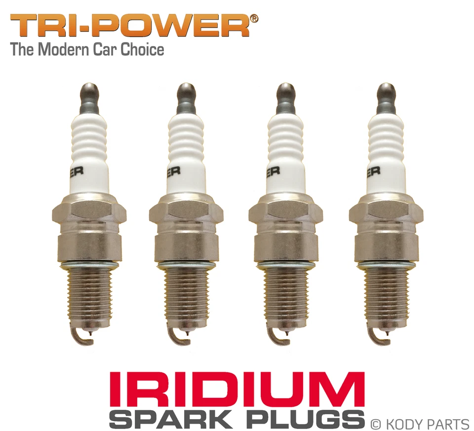 IRIDIUM SPARK PLUGS - for Ford Meteor 1.6L GC (B6 Carby) TRI-POWER - image 1 of 1