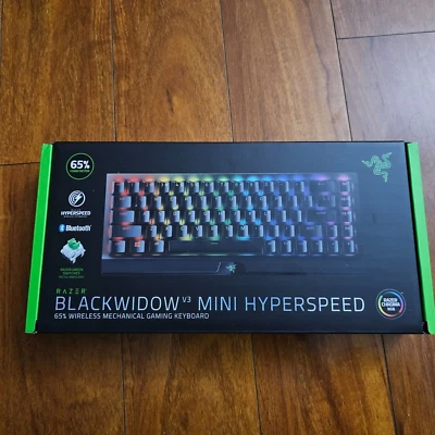 Razer BlackWidow V3 Mini HyperSpeed 65% Wireless Mechanical Gaming Keyboard..- - Image 1 of 3