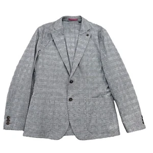 Ted Baker London Herren Bonsai POW Glencheck Blazer Anthrazit Gr. 40R (LESEN) - Bild 1 von 7