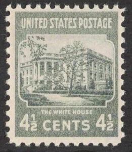 US #809 4 1/2¢ White House Presidential "Prexie" Series 1938 MNH 04 - Picture 1 of 1