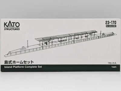 Neu Stärke N KATO 23-170 Unitrack Insel Plattform Set (vorgebaut) - UK Lager