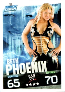 2009 Topps WWE Slam Attax Wrestling Game Card TCG Beth Phoenix - Picture 1 of 1