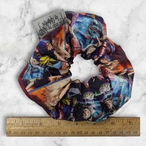 My Hero Academia Handmade Cotton Zipper Pocket Scrunchie - Picture 1 of 2
