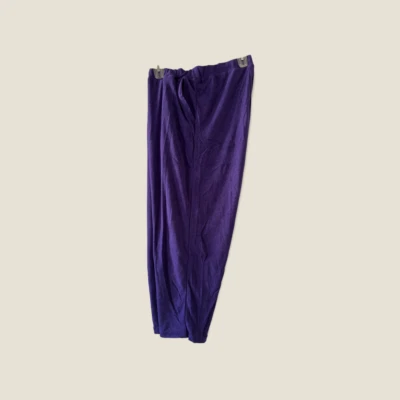 Catherines French Terry Pants Activewear Sweatpants 4X Petite Purple Lilac 4XWP - Image 1 of 4