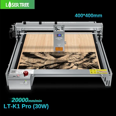 Laser Engraver 40W 30W Laser Engraving and Cutting Machine à graver 400X400mm - Photo 1/4