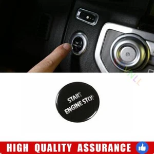 One-Click Startup Button Trim For Land Rover Discovery 4 2010-16 Black Aluminum - Picture 1 of 8