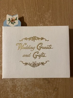 "Libro de invitados y regalos de boda C R Gibson 7,5"" x 5,5""" Foto 1 de 4