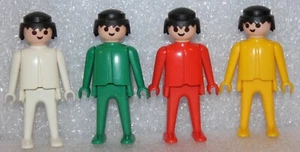 Playmobil 4 Figuren 1974 ( 3666 3330 3445 3443 3444 Klicky Knights ) - Bild 1 von 2