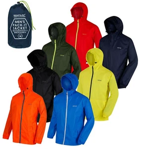Regatta Mens Pack-it In a bag Packable Waterproof Jacket Outdoor Pack a mac - Picture 1 of 3
