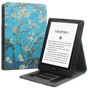 For Kindle Paperwhite 5/6/7/10/11th Gen PU Leather Stand Case Shockproof Cover - Picture 1 of 28