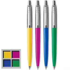 Parker Jotter Originals Ballpoint Pen Collection Medium Point Black Ink 4 - Picture 1 of 9