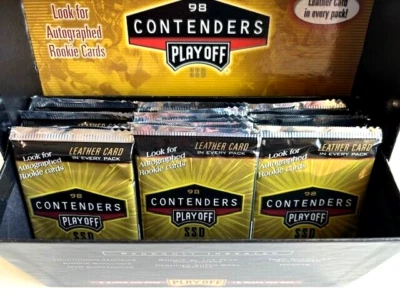 Playoff Contenders 1998 fútbol americano 2 paquetes sin abrir Peyton Manning Randy Moss radiocontrol Foto 1 de 4