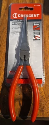 Crescent 7" Long Needle Nose Solid Joint Pliers 7777CVN Apex Tool Group ATG-6960 - image 1 of 4