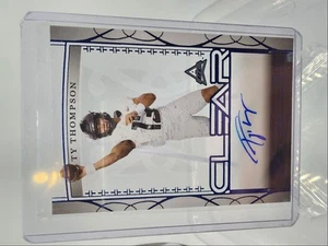 2022 Leaf Trinity Clear Autographs Ty Thompson Auto Oregon Ducks #CA-TT1 - Picture 1 of 2