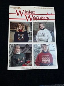 Vintage Leisure Arts Winterwärmer im Abfall Canvas Kreuzstichmuster 2060 - Bild 1 von 2