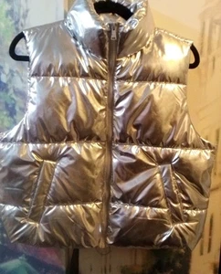 Silver Puffer Vest No Boundaries Medium - Bild 1 von 4