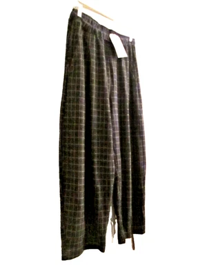 Mama b black check jersey pull-on balloon trousers.size XL - Image 1 of 4