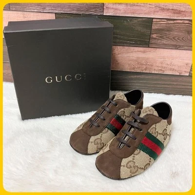 GUCCI Baby Shoes Sherry Line GG with Box 22807 - image 1 of 4
