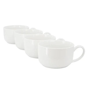 Gibson Home Great Essentials set 4 pezzi 32,5 once tazza latte grande ceramica fine - Foto 1 di 1