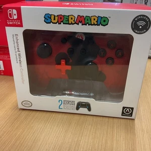PowerA Enhanced Wireless Controller Mario SILHOUETTE Edition Official NEW! 🐦🔥 - Picture 1 of 3