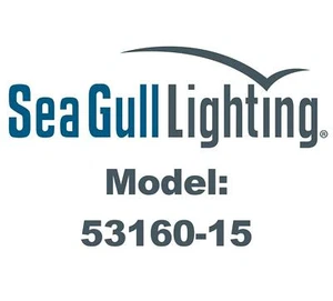 Sea Gull 53160-15 Twist-Lock Fitters 3-Light Ceiling Light Fixture, White Finish - Picture 1 of 1