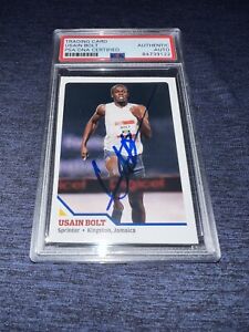 Usain Bolt Signed 2008 SI For Kids Trading Card Rookie Jamaica Legend PSA/DNA