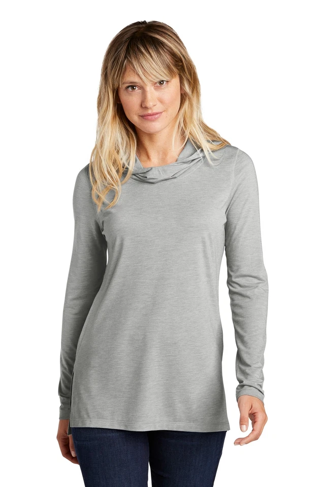 LST406 Sport-Tek Ladies PosiCharge Tri-Blend Wicking Long Sleeve Hoodie - Image 1 of 1