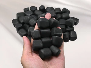 Rocas pulidas piedras caídas de cristal shungite - cristales hágalo usted mismo (1 oz) - Imagen 1 de 8